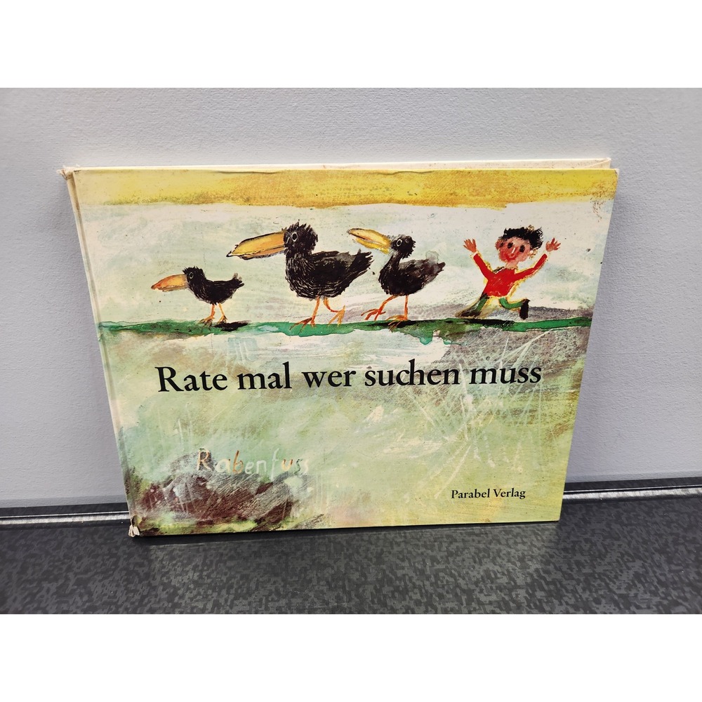 Janosch Rate mal wer suchen muss German Childrens Book 1966 Parabel Verlag Vtg